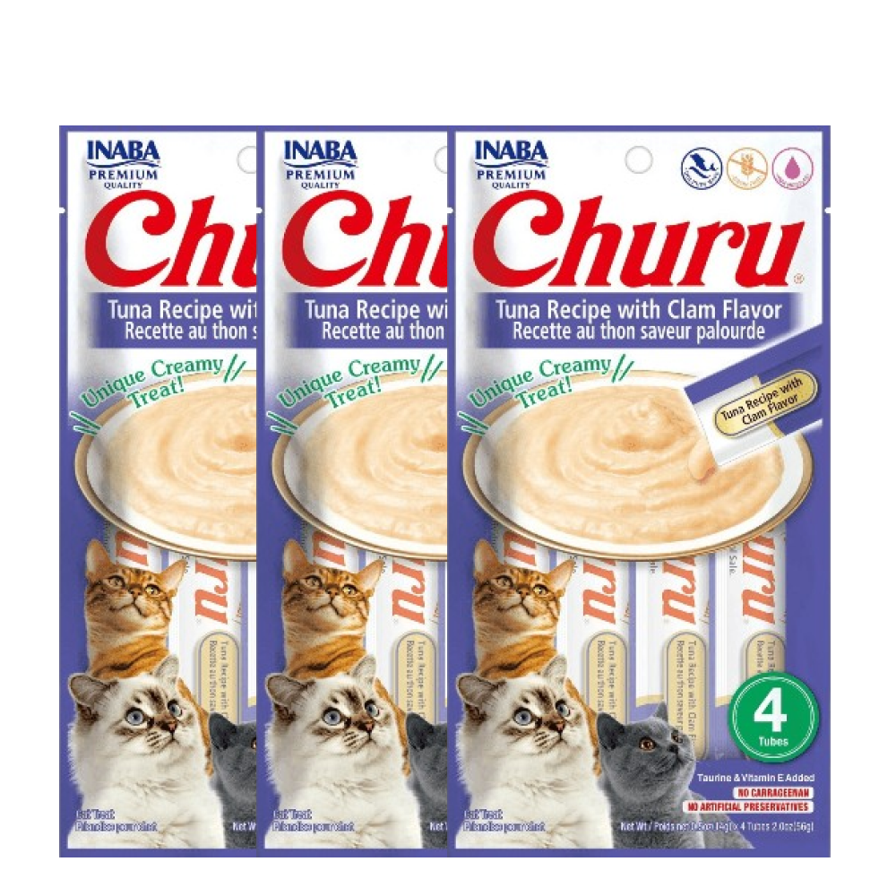 INABA Churu Tuna with Clam Cat Treats