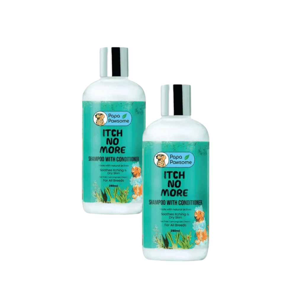 Papa Pawsome Itch No More Shampoo with Conditioner for Dogs