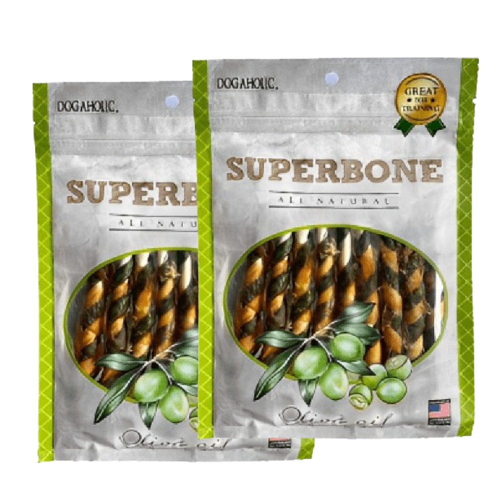 Dogaholic Superbone Chicken Stick with Olive Oil Dog Treats