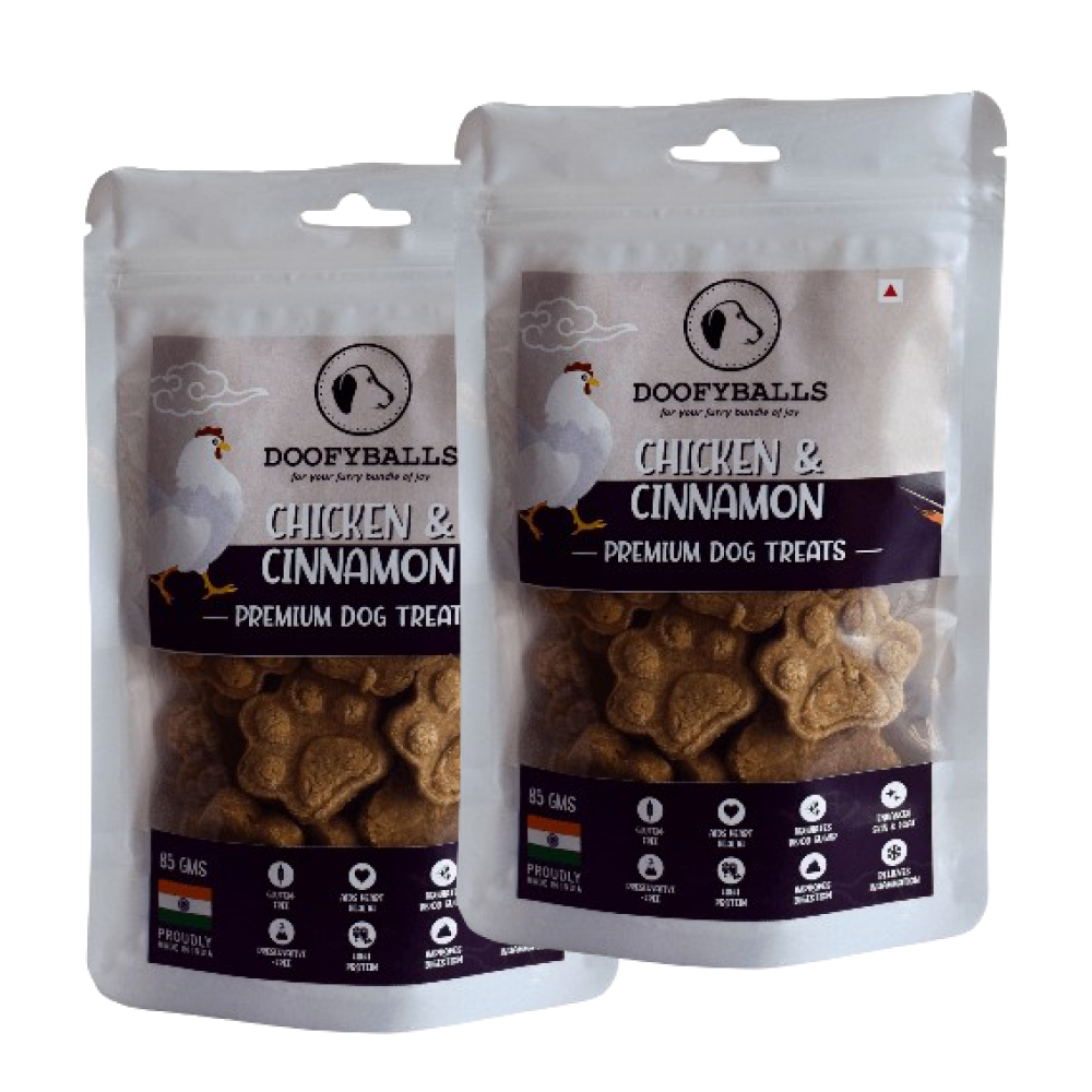Doofyballs Chicken & Cinnamon Dog Treats