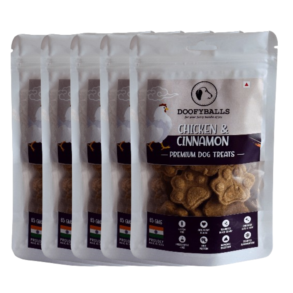 Doofyballs Chicken & Cinnamon Dog Treats