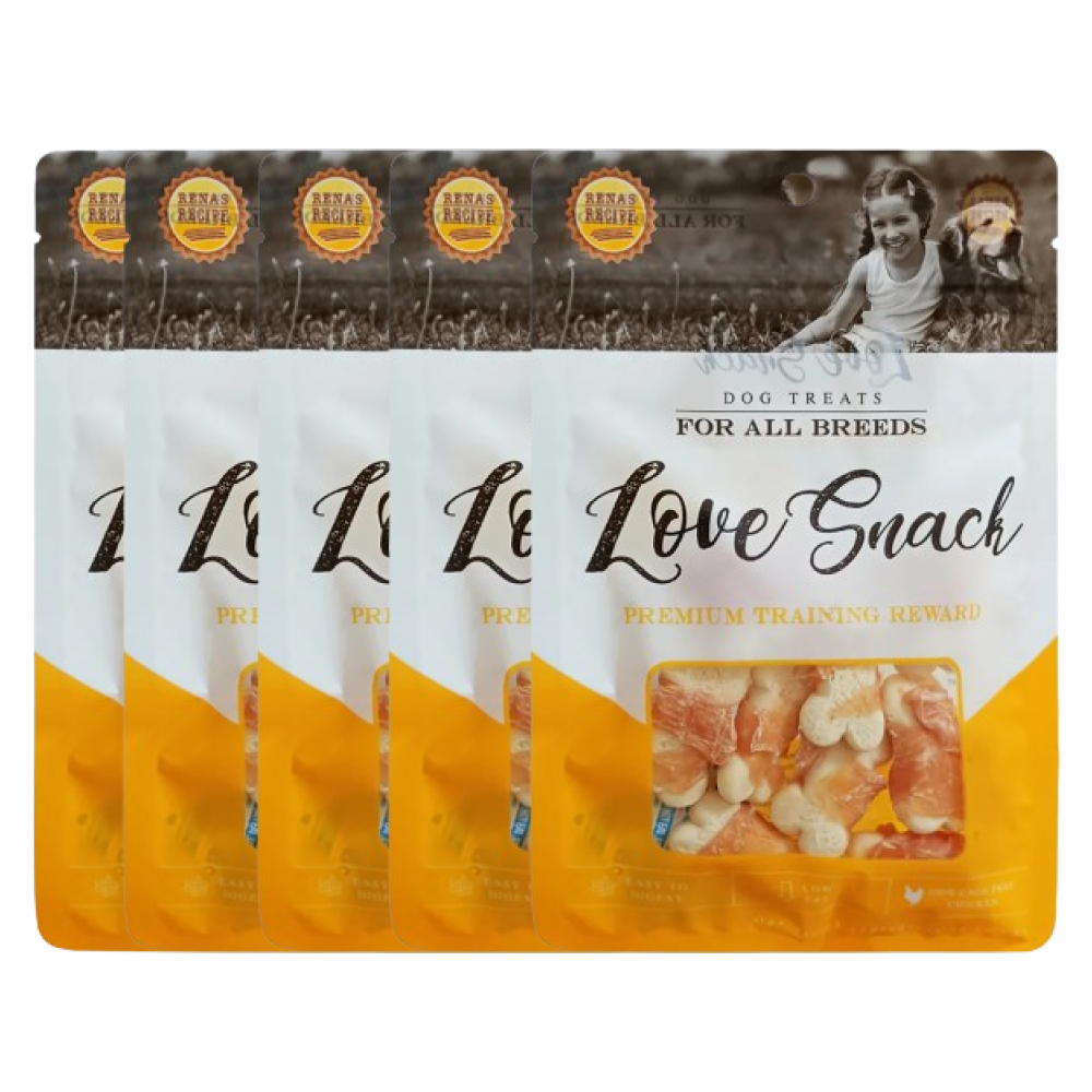 Rena Love Snack Chicken Wrap Biscuit Dog Treats