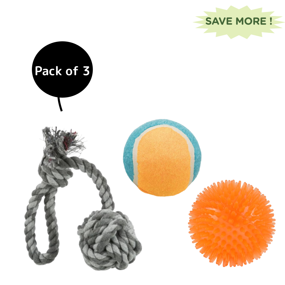 What The Fluff Whirl N Chew Toys Combo for Dogs