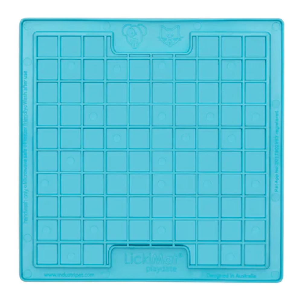 LickiMat Classic Playdate Slow Feeder for Dogs (Turquoise)