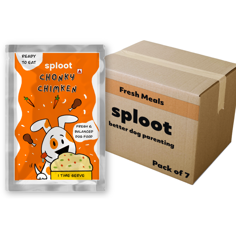 Sploot Meals Chonky Chimken Chicken and Brown Rice Dog Wet Food