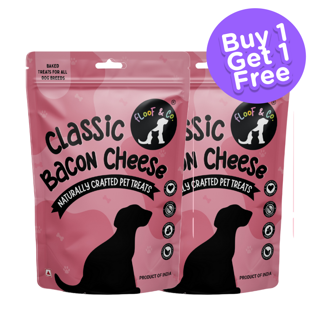Floof & Co Classic Bacon Cheese Dog Treats (Buy 1 Get 1)