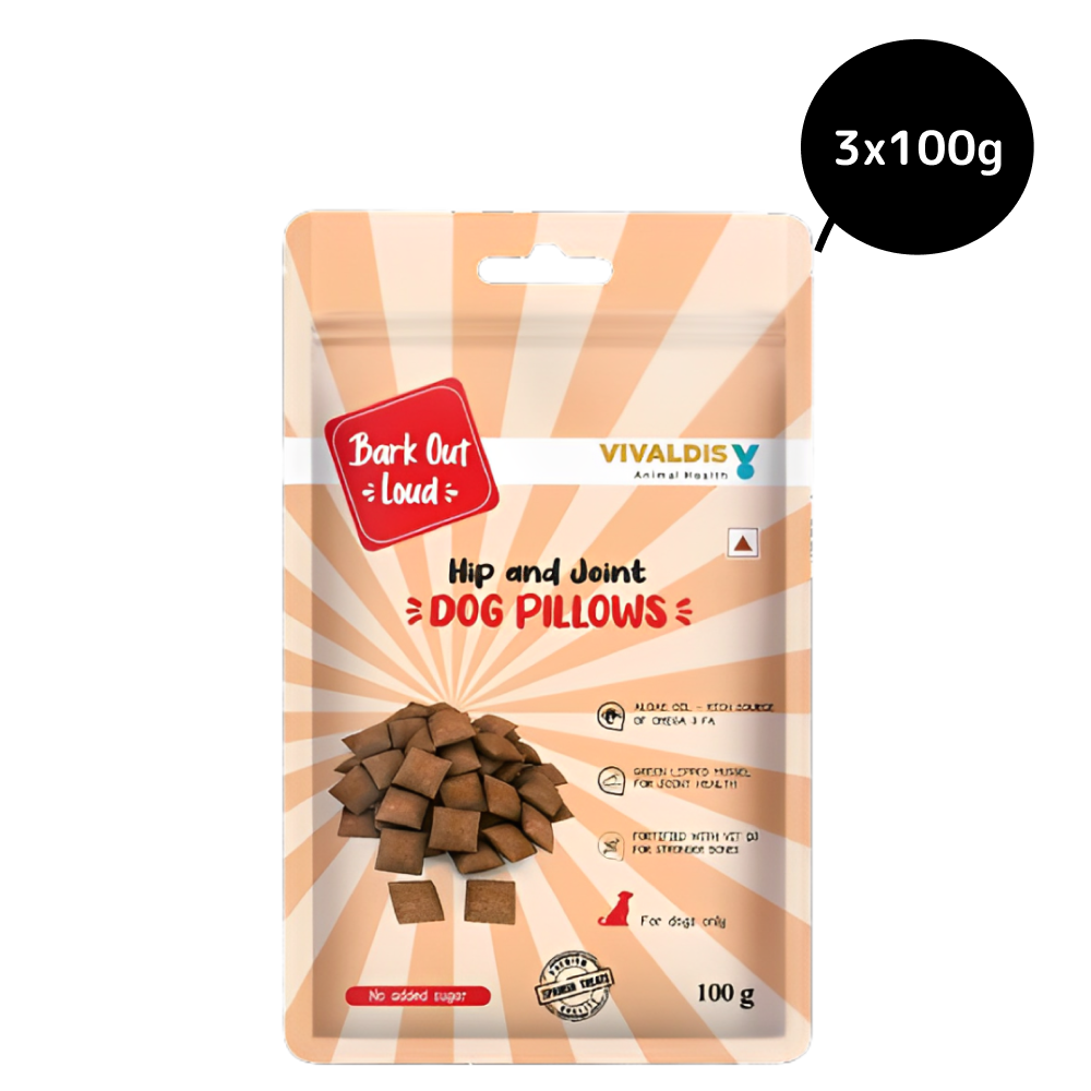 Bark Out Loud by Vivaldis Pillows for Hip & Joint Dog Treats