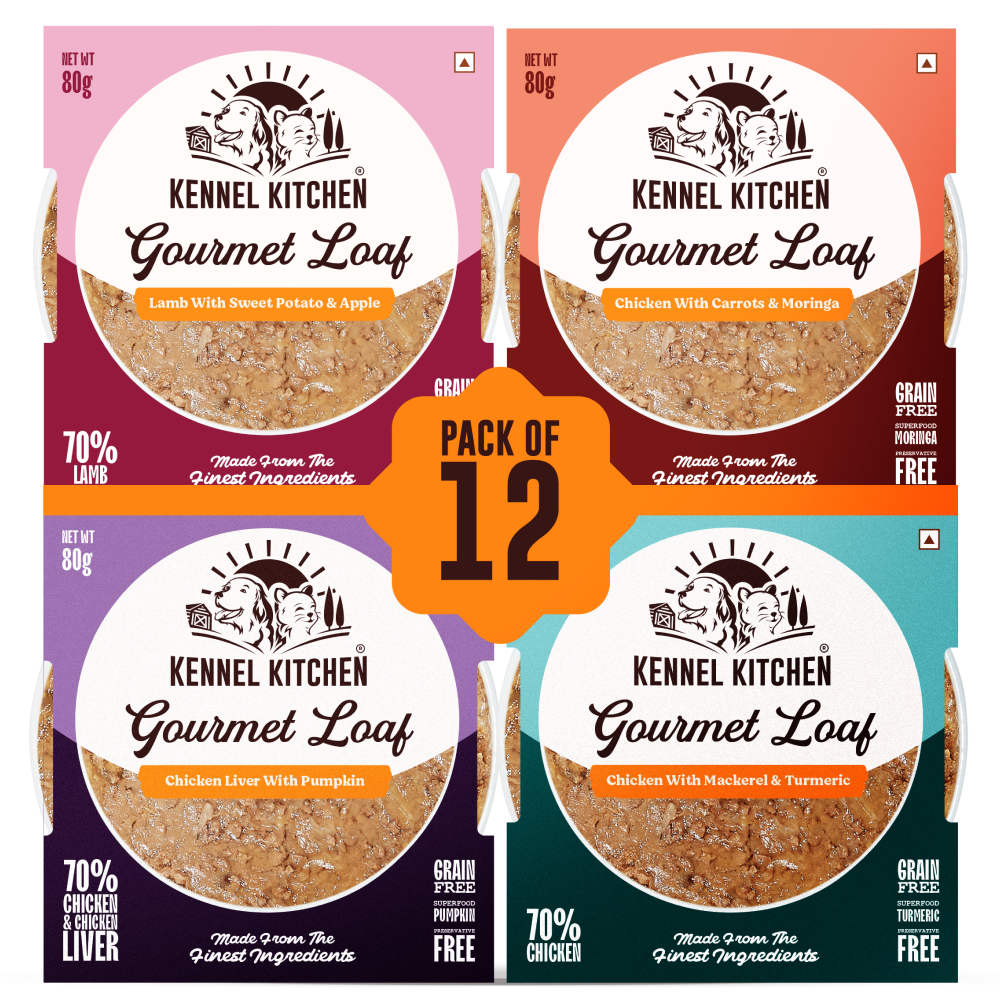 Kennel Kitchen Gourmet Loaf Variety Pack Puppy & Adult Dog Wet Food (All Life Stage)