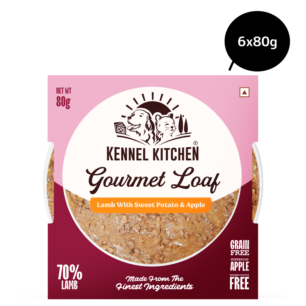 Kennel Kitchen Gourmet Loaf Lamb with Sweet Potato & Apple Puppy & Adult Dog Wet Food (All Life Stage)