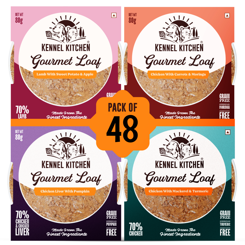 Kennel Kitchen Gourmet Loaf Variety Pack Puppy & Adult Dog Wet Food (All Life Stage)