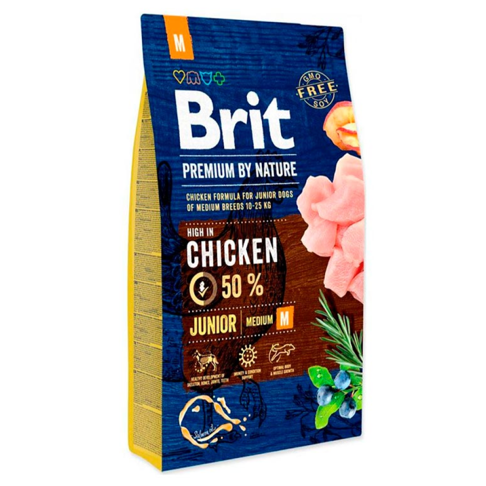 Brit Premium by Nature Chicken Meat Junior Medium Breed Dog Dry Food