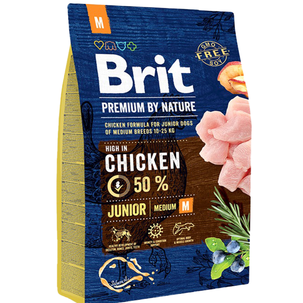 Brit Premium by Nature Chicken Meat Adult Medium Breed Dog Dry Food
