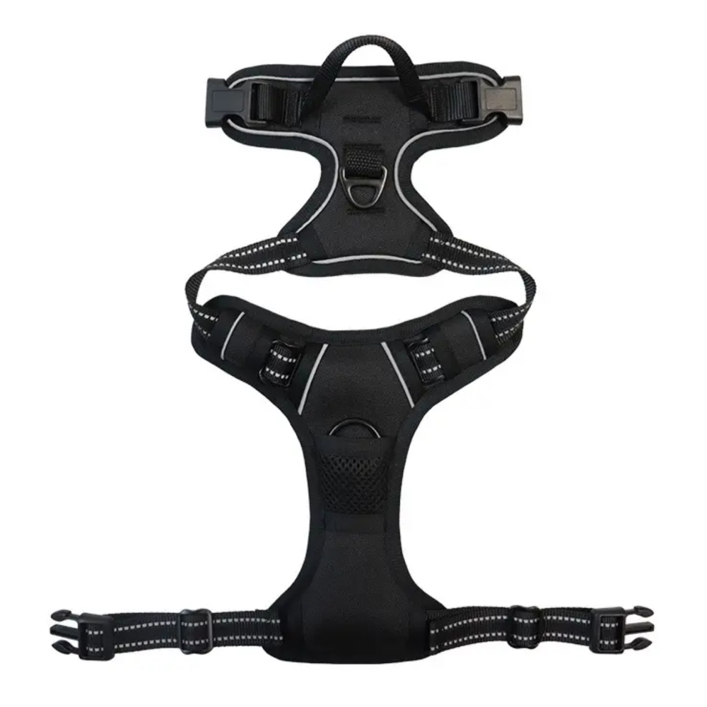 Cutiepaw Two Way Harness for Dogs (Black)