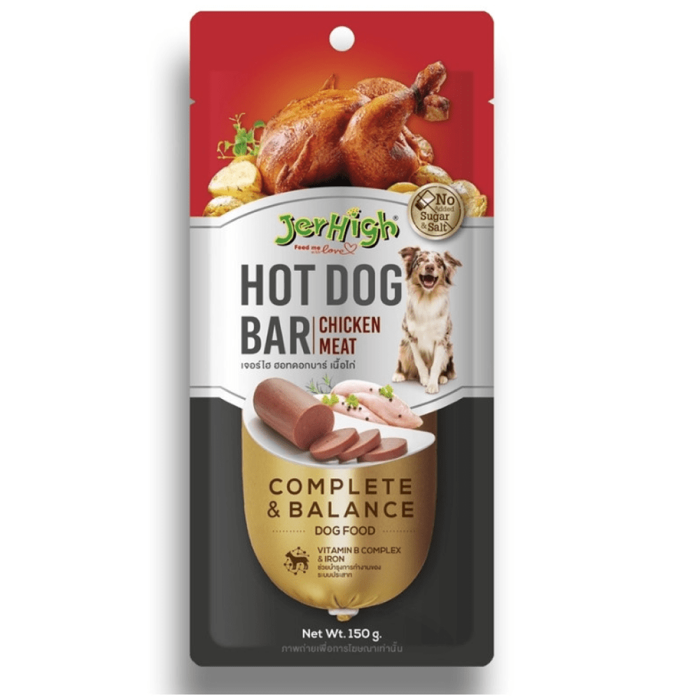 JerHigh Chicken Hot Dog Bar Dog Treats (Limited Shelf Life)