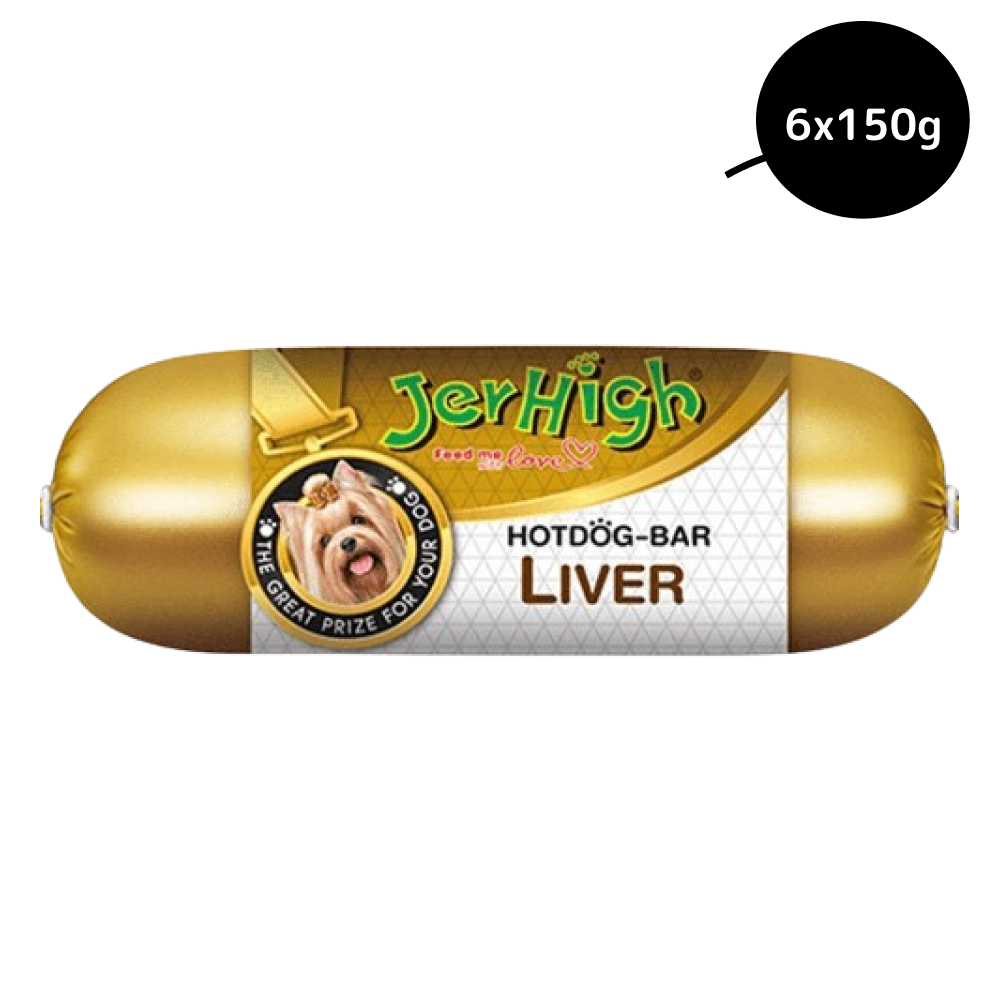 JerHigh Liver Hot Dog Bar Dog Treats