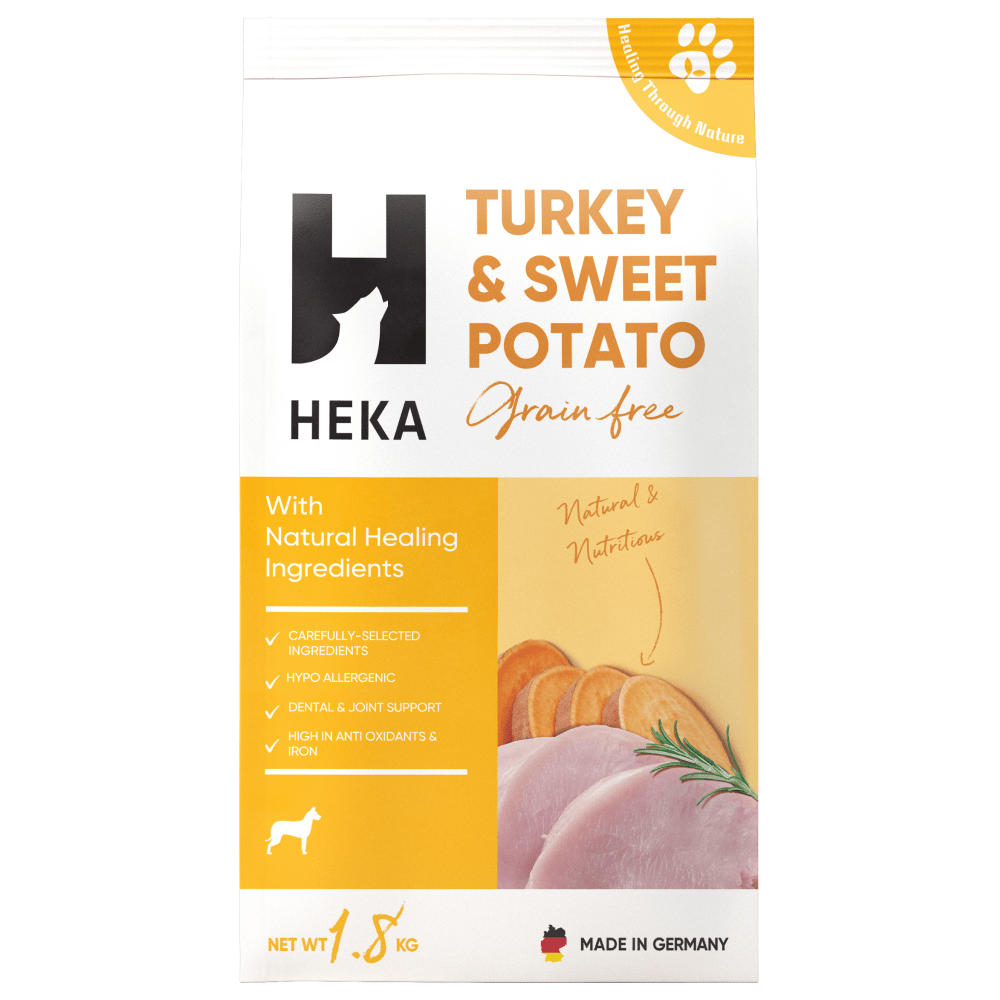 Heka Turkey & Sweet Potatoes Dog Dry Food (Limited Shelf Life)