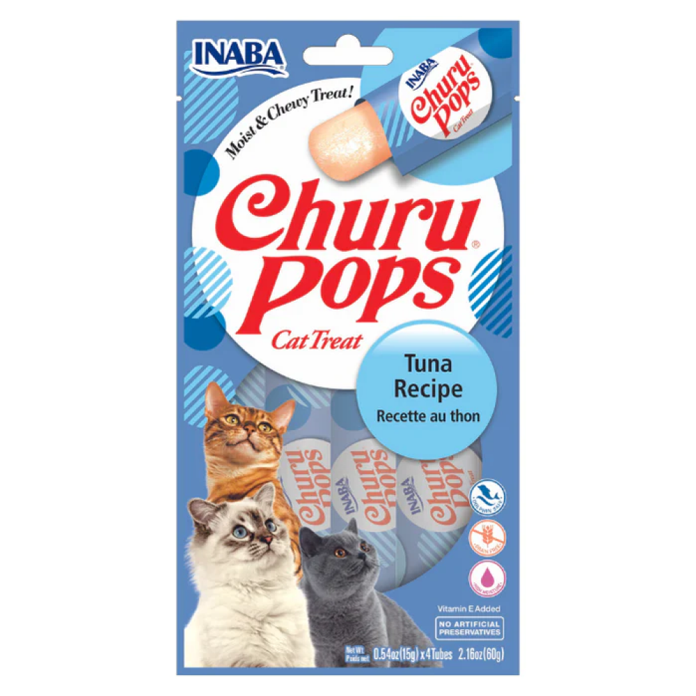 INABA Churu Pops Tuna Flavour Cat Treat