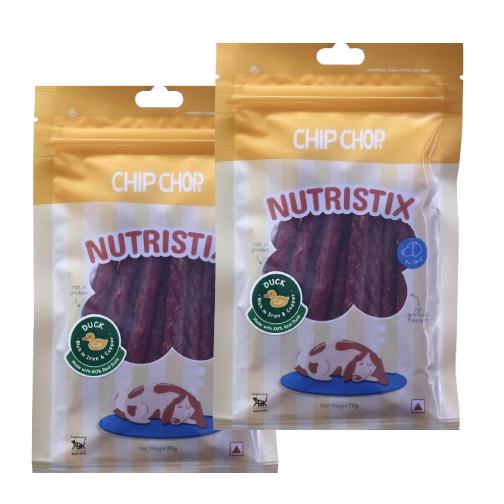 Chip Chops Duck Nutristix Dog Treats