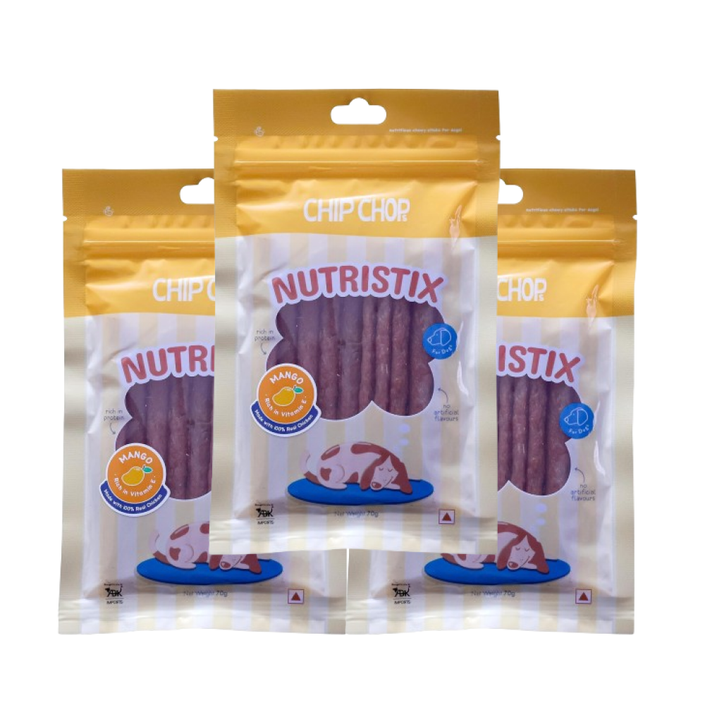 Chip Chops Mango Nutristix Dog Treats