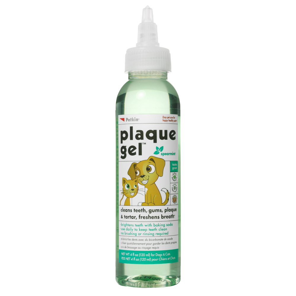 Petkin Plaque Gel Spearmint Oral Care for Dogs and Cats
