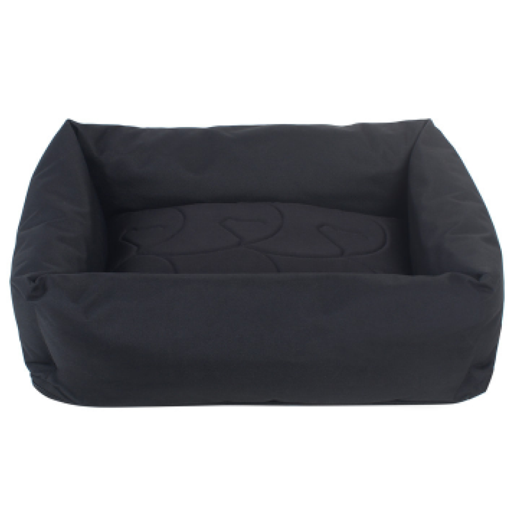 TopDog Premium Prime Lounger Bed for Dogs and Cats (Black) (Get a Toy Free)