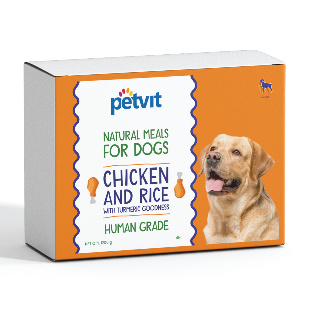 Petvit Chicken Rice with Turmeric Natural Meals Dog Dry food