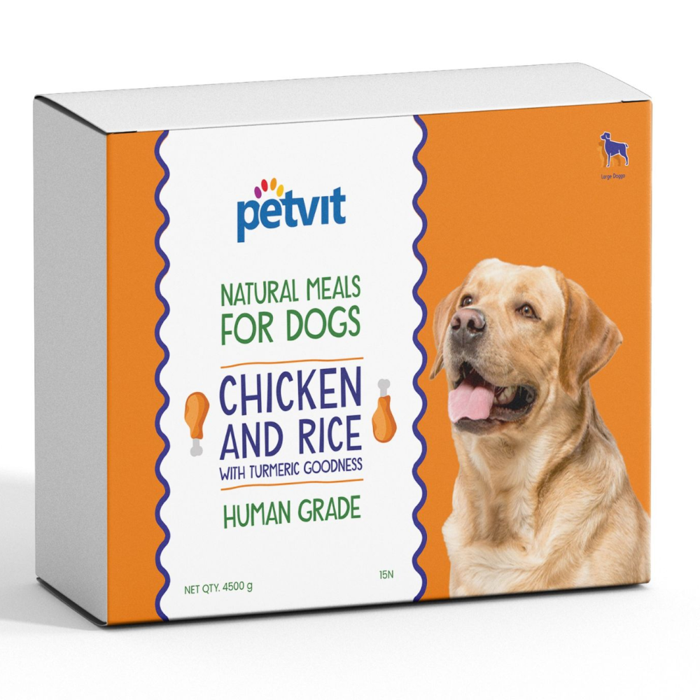 Petvit Chicken Rice with Turmeric Natural Meals Dog Dry food