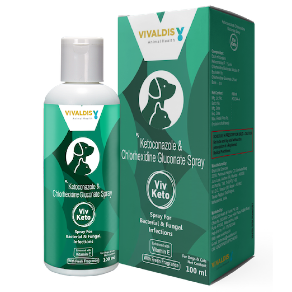 Intas Kiskin Lotion (100mL) And Vivaldis Viv Keto Spray (100ml) Combo