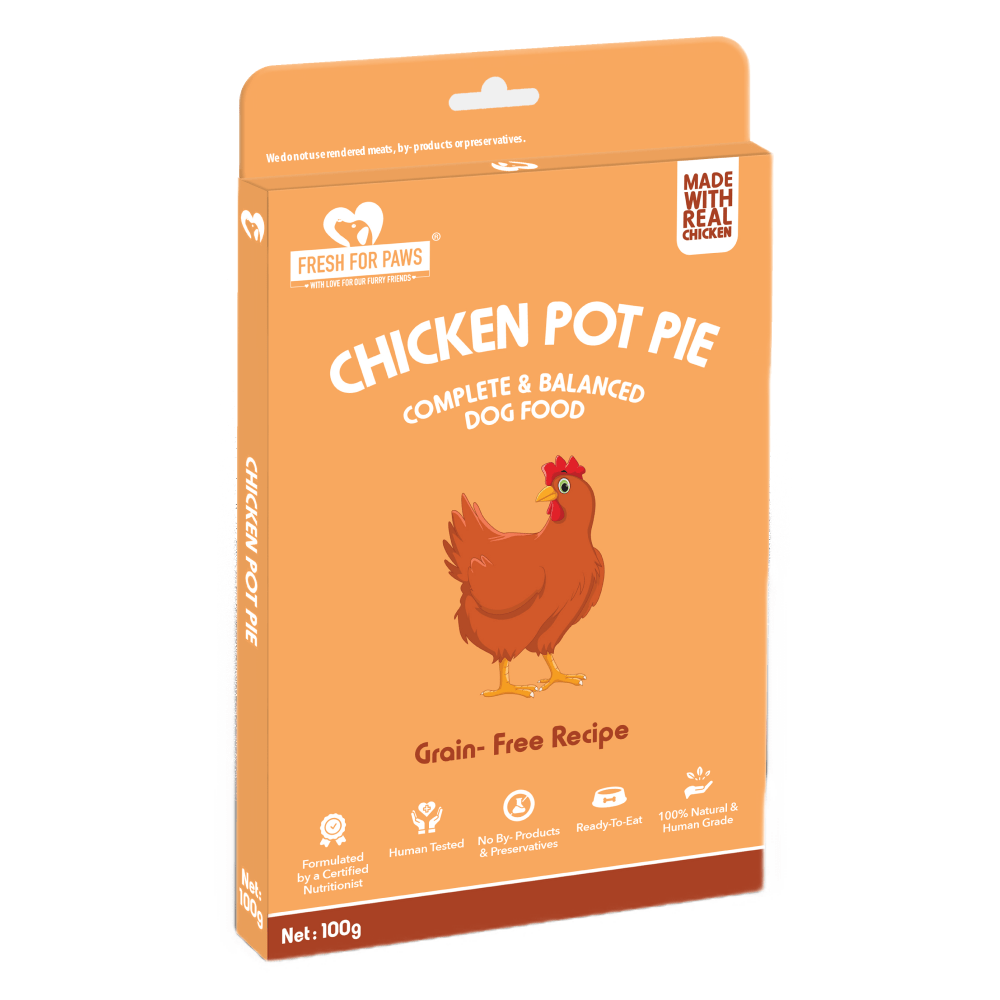 Fresh For Paws Chicken Pot Pie Wet Food for Cats and Dogs (100g) (Limited Shelf Life)