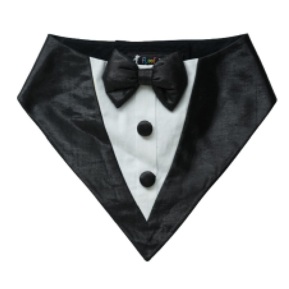 Floof & Co Silk Tuxedo for Dogs (Black)