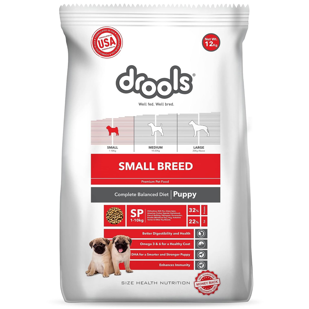 Drools Premium Small Breed Puppy Dog Dry Food (Limited Shelf Life)