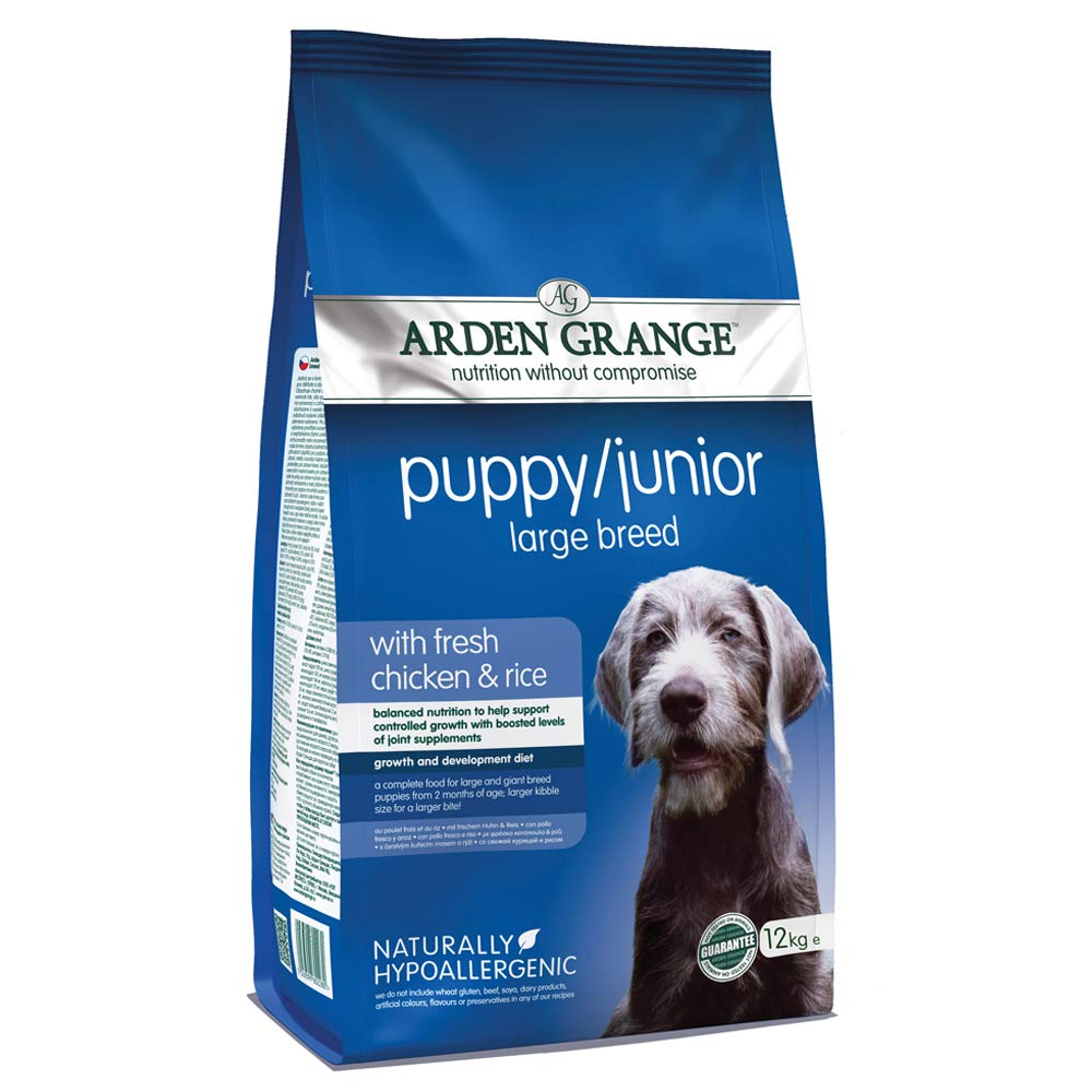 Arden Grange Puppy Junior Large Breed Dog Dry Food | Fresh Chicken (Limited Shelf Life)