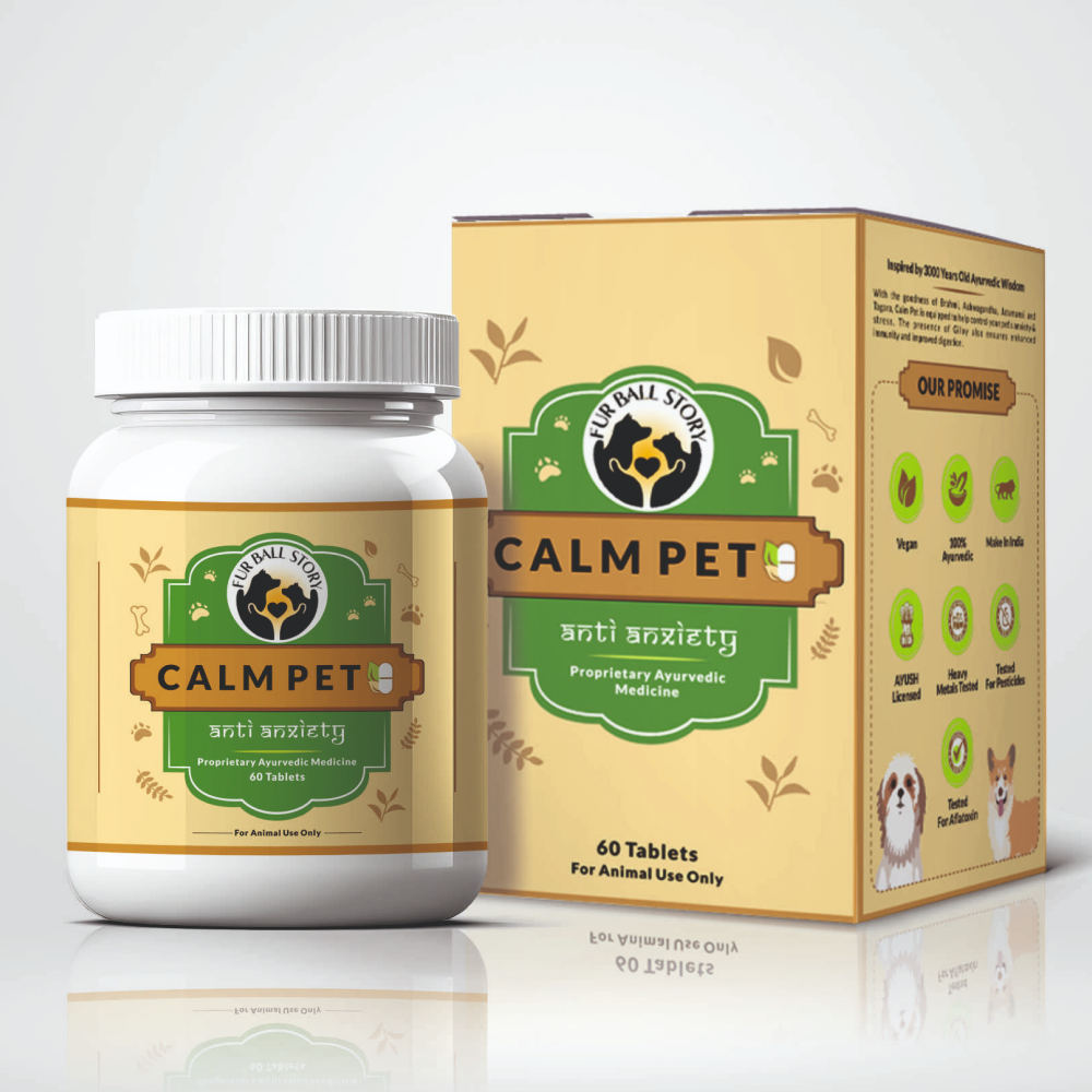 FurBall Story Calm Pet Tablet for Dogs and Cats