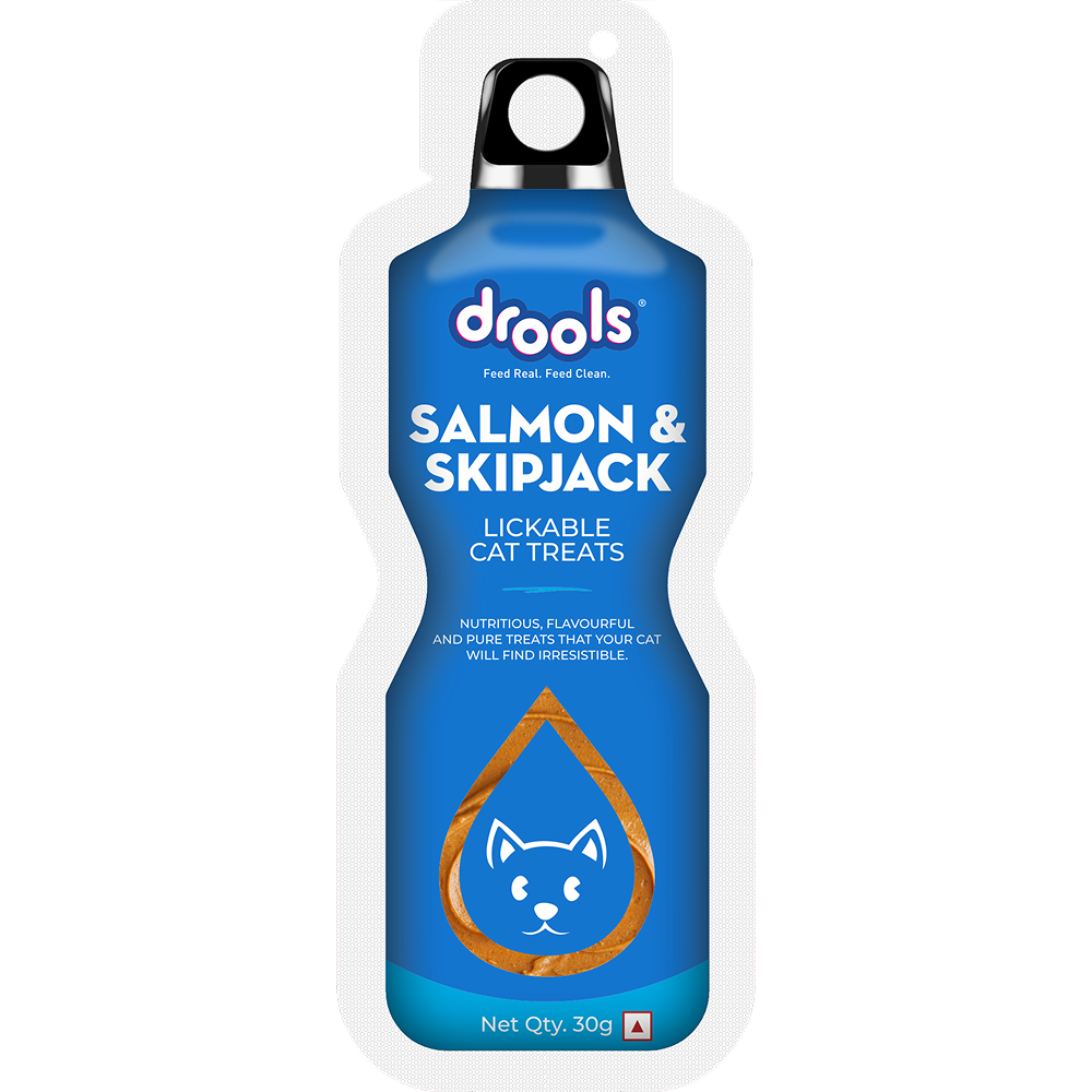 Drools Salmon & Skipjack Creamy Lickable Treats for Cats(30g)