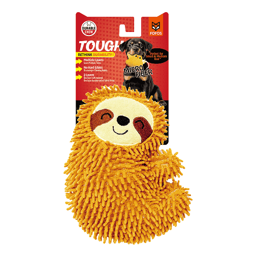 FOFOS Tough Sloth Toy for Dogs
