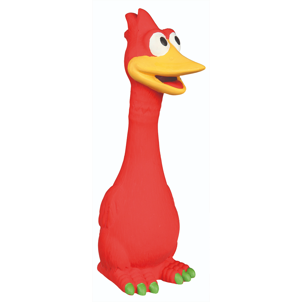 Trixie Bird Latex Toy for Dogs (Red)