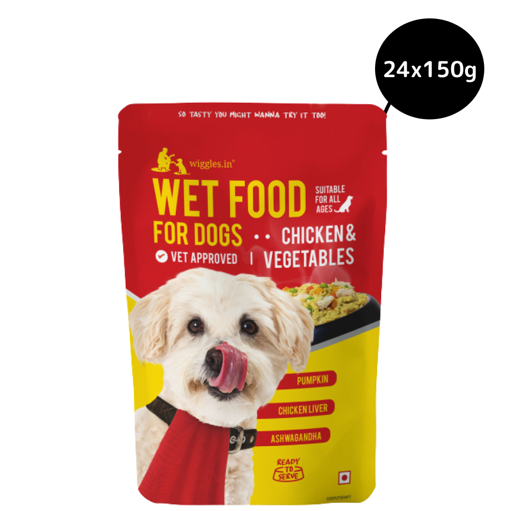 Wiggles Chicken & Vegetable Dog Wet Food