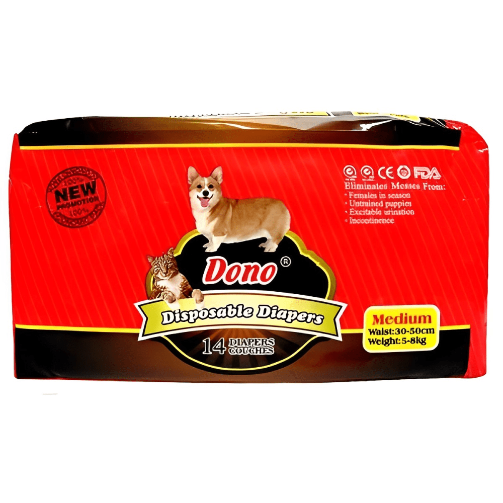 Dono Super Absorbent Disposable Diapers for Female Pets