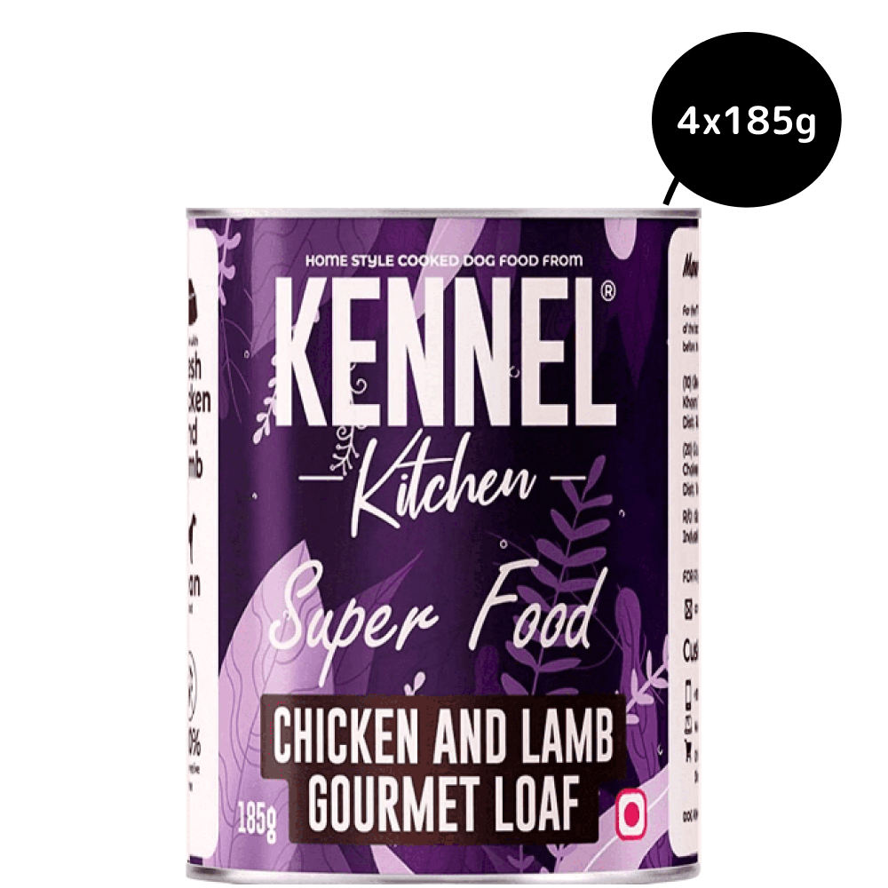Kennel Kitchen Chicken and Lamb Gourmet Loaf Puppy & Adult Dog Wet Food (All Life Stage)