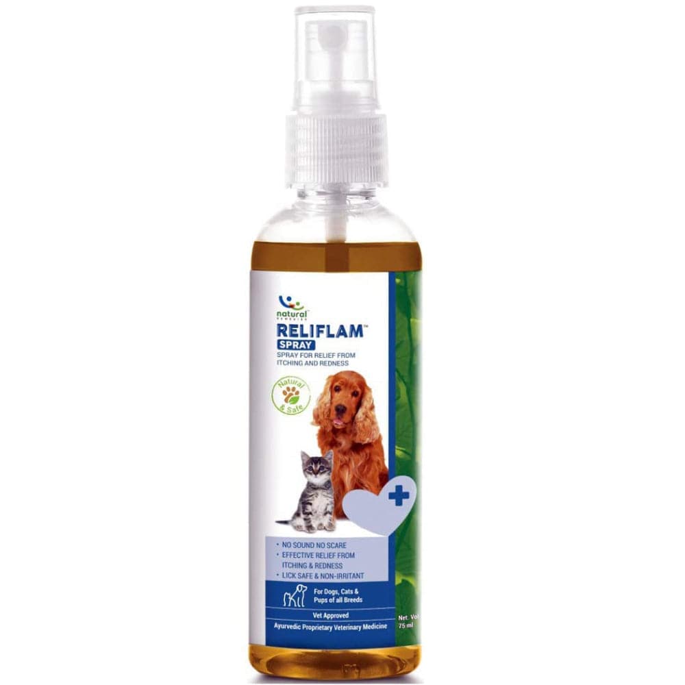 Natural Remedies Reliflam Itch Relief Spray for Dogs and Cats (Limited Shelf Life)