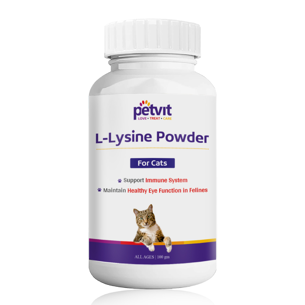 Petvit L Lysine Powder for Cats  (Limited Shelf Life)