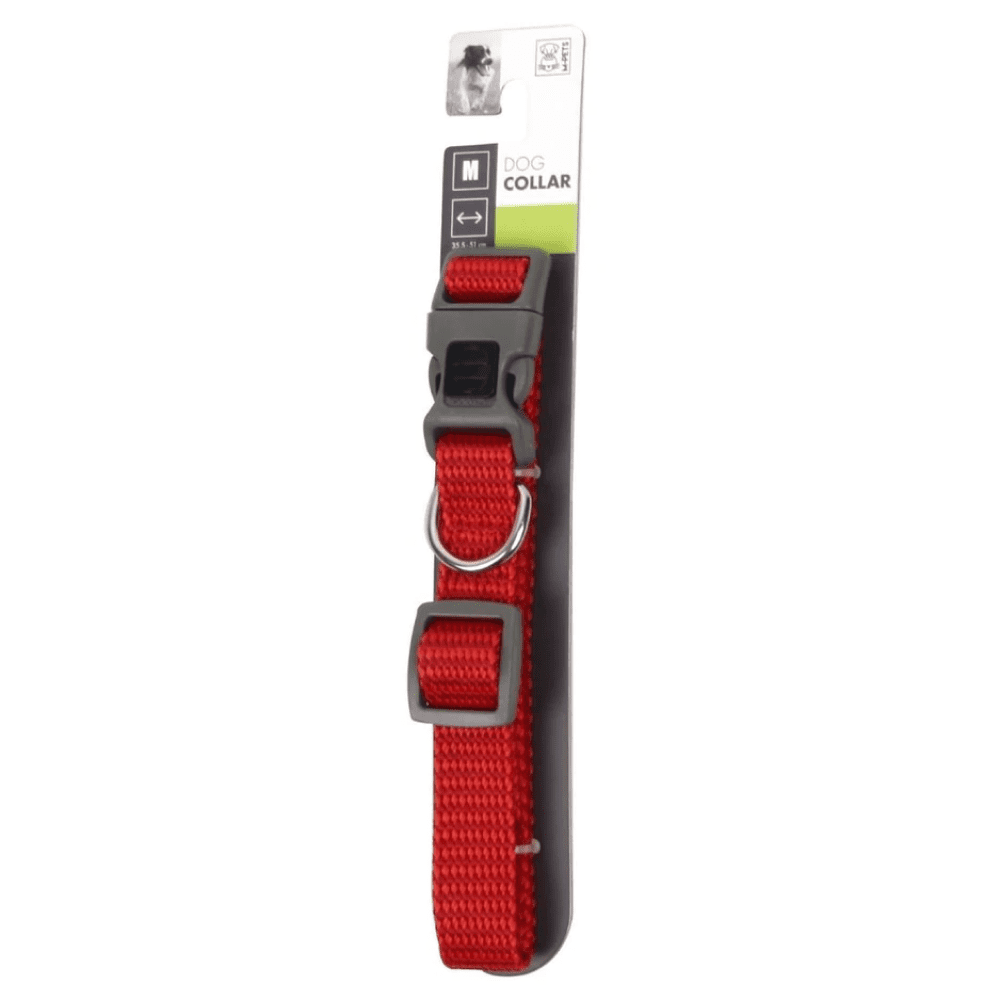 M Pets Sportline Collar for Dogs (Red)