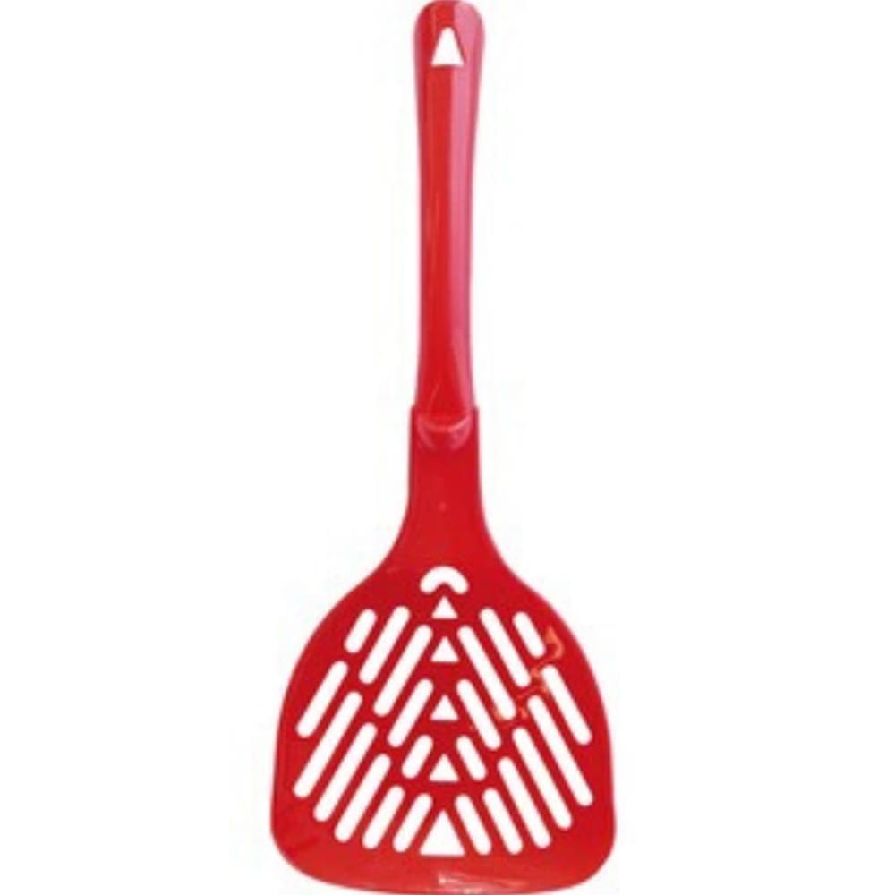 M Pets Basic Litter Scoop for Cats (Red)(10x4x0.3in)