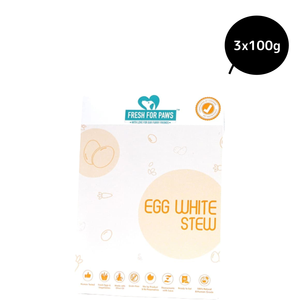 Fresh For Paws Egg White Stew Dog Wet Food (100g)