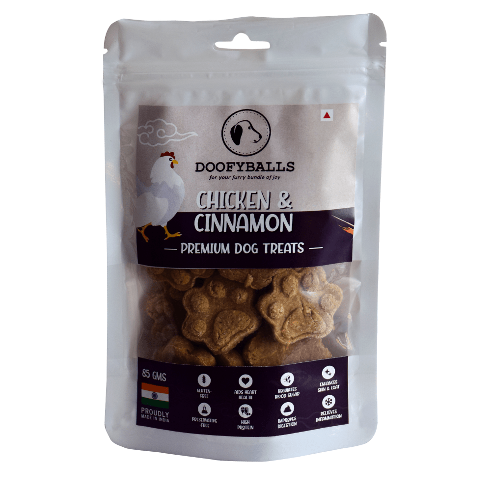 Doofyballs Chicken & Cinnamon Dog Treats