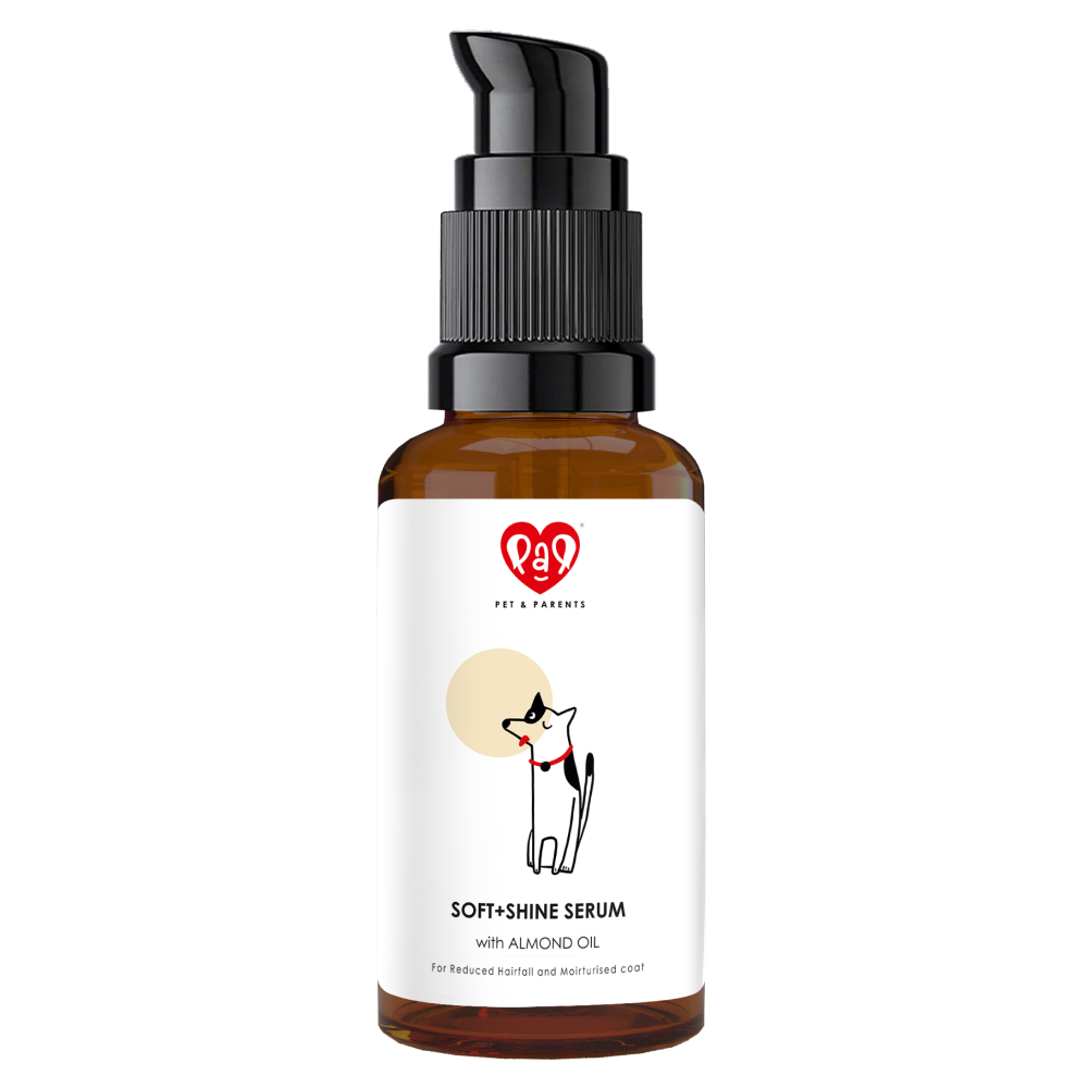 Pet And Parents Soft & Shine Serum with Almond Oil for Dogs and Cats