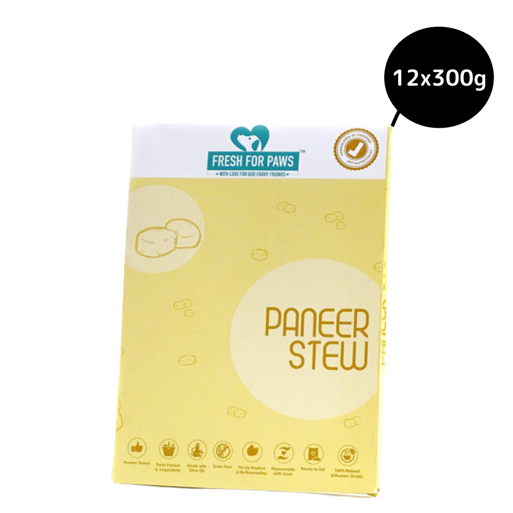Fresh For Paws Paneer Stew Vegetarian Dog Wet Food (300g)