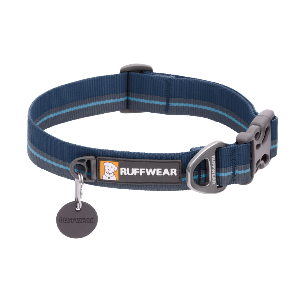 Ruffwear Flat Out Collar for Dogs (Blue Horizon)