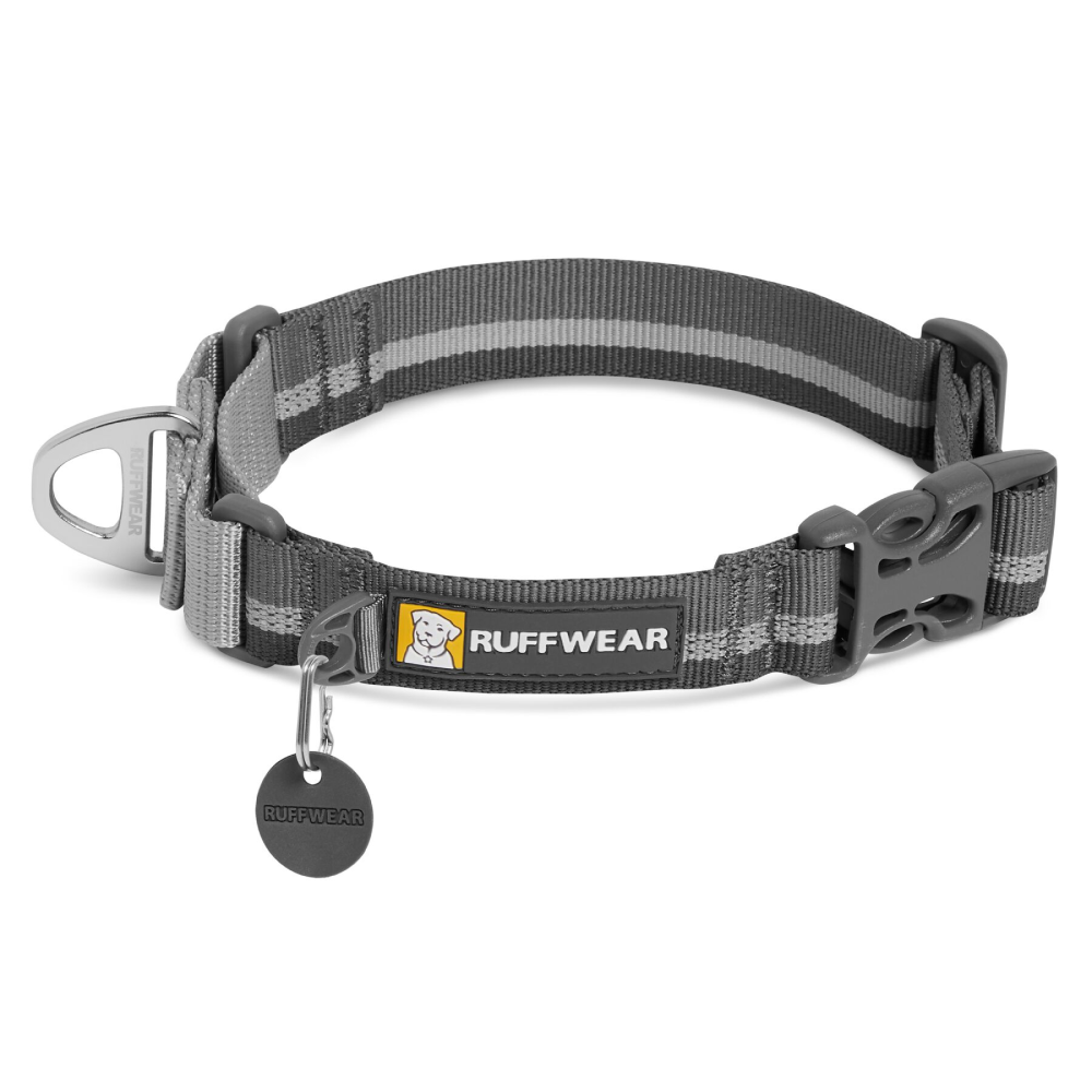 Ruffwear Martingale Web Reaction Collar with Buckle for Dogs (Granite Gray)