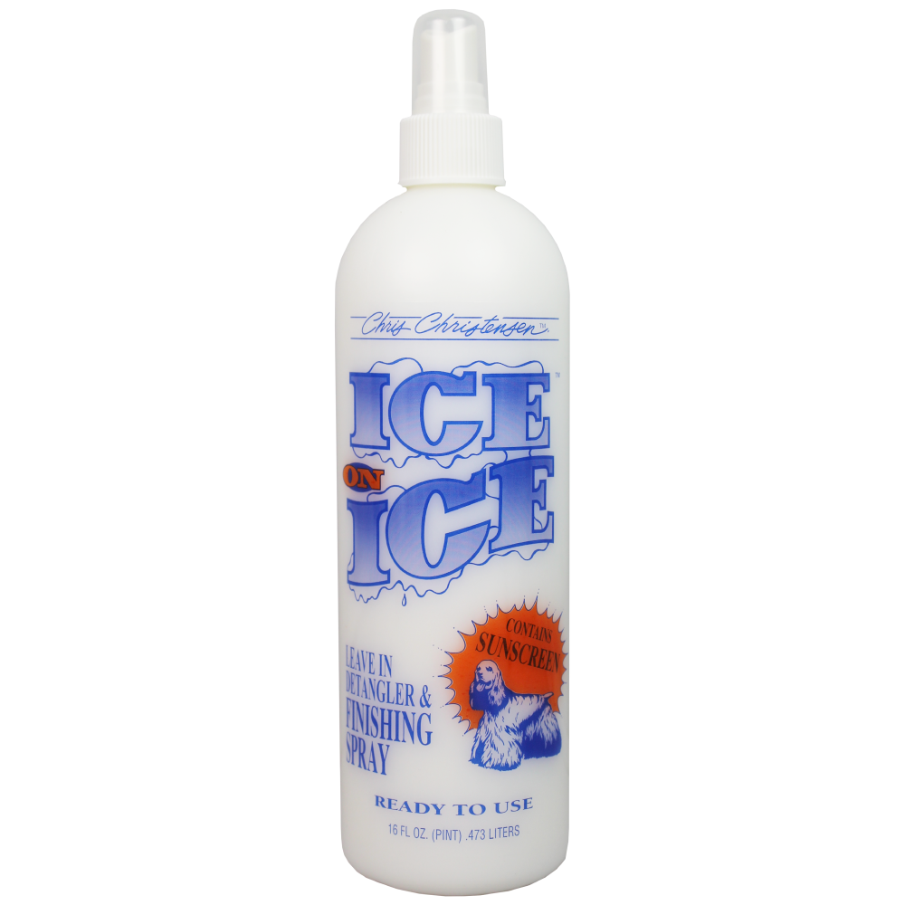 Chris Christensen Ice on Ice Detangling Ready to Use Spray for Dogs and Cats